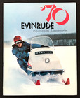 1970 Evinrude Snowmobile Full Line 8-page Sales Brochure W  Spec   Feature Sheet