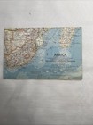 National Geographic Magazine Map September 1960 Africa 19 x 25  Folded