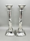 Pair Of Art Deco Sterling Silver Candlesticks  A l  Davenport  Birmingham  1929