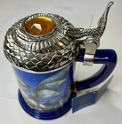 Rare Franklin Mint    dragon Stone    Collector Tankard Stein By Jerry Vanderstelt