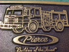 Pierce Pumper Fire Truck Buckle Appleton Wisconsin Belt Buckle