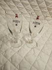 Set Of 2 Vintage Michelob Beer Stemmed Glasses Lager Or Ale Glass 
