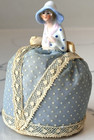 Beauty Antique Porcelain Pin Cushion Half Doll 4  Rare Vintage Collectible Gifts