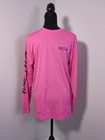 Fh Davis Long Sleeve Graphic Print Long Sleeve Shirt  Men s M  Pink  Marlin 