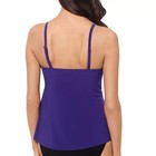 Magicsuit Chloe Tiered Tankini Top Black Women s Size 8 Tummy Control Swimwear