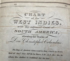 Puerto Rico   West Indies Chart  1850  Voyages Of C  Columbus Map Print  10 x16 