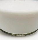 Vintage Coco Chanel No  5 Bath Powder-white Case  Puff   Screen 50  Full