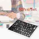 52 Pcs Sewing Machine Presser Foot Feet Tool Kit Set For Brother Singer Domestic