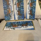Vintage Horse-drawn Sled Christmas Greeting Card Cheerio Ralph Mcconnell Unused4