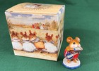 Wee Forest Folk One Mouse Band M-196a Red White Blue Version Blue Banjo W  Box