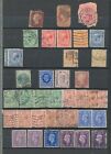 Great Britain Qe qv Used Mh Mnh Collection apx 200  Incl perfins   Kra1060