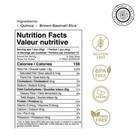 Quinoa   Brown Basmati Whole Grain Mix - Protein Rich Super Grain Jar