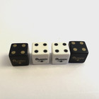 2 Pair Vintage Aladdin Casino Las Vegas Black   White Casino Dice Excellent 