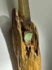 Cedar Driftwood Wand W Turquoise Amethyst Quartz Crystal Point