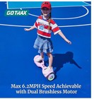 Gotrax Elf Hoverboard W 6 5    Lighted Wheels  200w Motor  4 Mile Range 176lb Max
