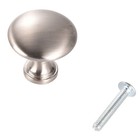 Lot Of  25  Mushroom Kitchen Bath Cabinet Knobs Knob Sn Nickel  1 1 4  61692