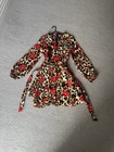 Quiz Women s Multicolored Leopard Print Wrap Dress Size 8