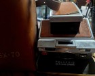 Polaroid Sx-70 Chrome Leather Land Instant Film Camera W  Case Clean Un-tested
