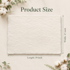 Natural Cotton Quilt Batting 47 X 59 Inches  150 Gsm Lightweight Cotton Batting