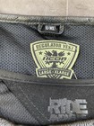 Icon Regulator Black Leather Motorcycle Vest W  Harley Davidson Patch Size L-xl