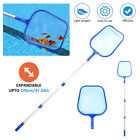Swimming Pool Flat Bag Rake telescopic Pole Leaf Skimmer Mesh For Pond Cleaning