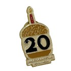 Mcdonald   s United Kingdom 1994 20 Year Anniversary Employee Enamel Lapel Hat Pin