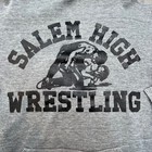 70s Vintage Russell Athletic Salem High Wrestling Hoodie Mens Medium Sweatshirt