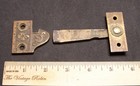 Antique Victorian Brass Swing Latch For Door 3 Parts