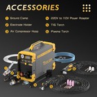 Cut tig stick 3 In 1 Welder  Plasma Cutter 50amp  Tig mma 200amp Welding Machine