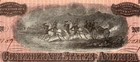 1864  10 Confederate States Of America T-68 Note - Pmg Au55 Epq  Excellent Color