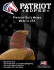 Patriot Ropes Brown Virgin Rubber Premium Saddle Horn Dally Wraps  12 Pack