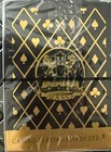 Massa Casino Quality Playing Cards Gold   Black Linen Finish 1 Deck Sealed New