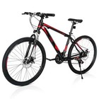 26  Mountain Bike Mtb 21 Speeds Bicycle Disc Brake Suspension Seat Adjustable