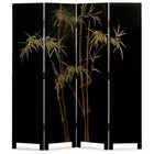 Us Seller - Gold Leaf Tranquility Cranes Asian Floor Screen