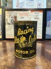 Vintage Metal 1 Quart Racing Sta-lube Motor Oil Can Sae 50 - Full Nos Unopened