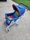 Vintage Kolcraft Royale Xl Stroller     Reversible Handle  Rainbow Padding  1980s 