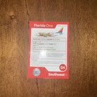 Southwest Airlines Florida One Trading Card Brand New And Still Hot 04 737-700