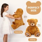 Teddy Bear Stuffed Animal 20 Inch Soft Plush Toy Baby Shower Birthday Gifts