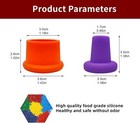 10 Pcs Silicone Wine Stoppers  Reusable Beer Wine Corks  Sparkling Bottle Stoppe