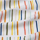 Cloud Island Fitted Crib Sheet Colorful Dash Marks 28  X 52  Fits To 6  Deep