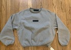 Crewneck Essentials Logo Fear Of God Heather Brown Sweatshirt Lot Of 2 Sz 8 Bnwt