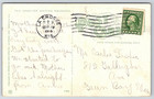 Vintage Old Postcard Fountain Oak Grove Cemetery Flowers La Crosse Wisconsin Usa