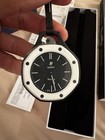 Swatch Royal Pop Quartz Analog 42mm Octagon Black Dial Leather Strap Box Papers