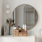 Wood Makeup Organizer Storage Cabinet Tabletop Cosmetic Organizer Jewelry Storag