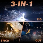 Ct-418 3-in-1 180a Tig stick   40a Plasma Cutter110v 220v