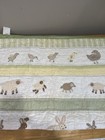 Pottery Barn Kids Cottontail Friends Quilt   Sham Ducks Rabbits Chicks 50 x 36 