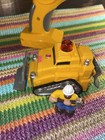 Geotrax Yellow Bulldozer Dozer R c Remote Controlled Tested Works Sounds Figure