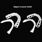 Smile Snap On Upper   Lower False Teeth Dental Veneers Denture Tooth Cover Set