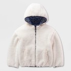 Girls  Floral Print Reversible Puffer Jacket - Cat   Jack