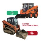 Front Door Glass For Kubota Ssv65 Ssv75 Tire Skid Steer Windshield   V1311-34522